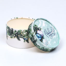 Коробка подарочная «С Новым годом» завальцованная без окна, 13×8.5 см