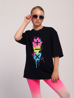 Футболка Знаки синий, Ф-51-1