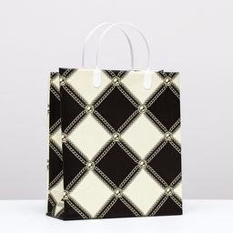 Цена за 10 шт. Пакет «Ромб», мягкий пластик, 26×23 см, 110 мкм