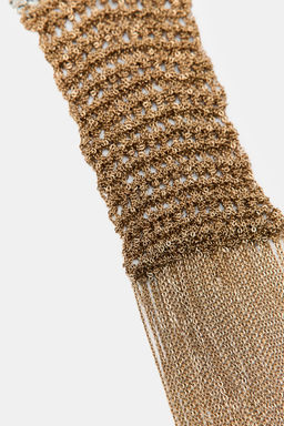 CONTRAST FRINGED NECKLACE - Zara фото 3