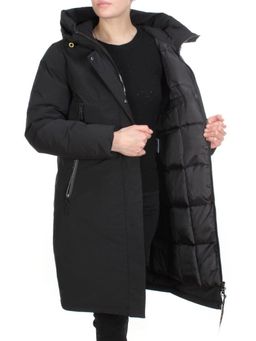 YR-961 BLACK Пальто зимнее женское АЛИСА (200 гр. холлофайбера) - Fashion фото 6