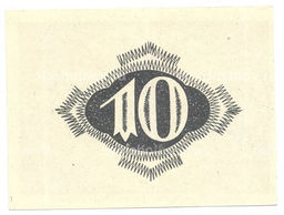 Банкнота 10 пфеннигов 1920 года Германия Нотгельд (Намслау)