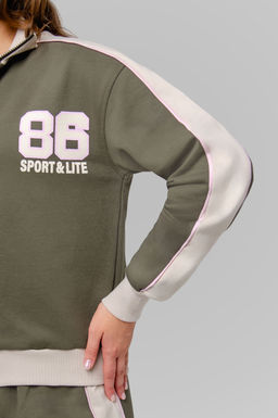 Арт. 2537 Костюм женский с брюками 44-50 (4 шт) Цвет:хаки - Калинка фото 16