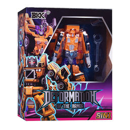 Робот трансформирующийся в спец технику, в коробке