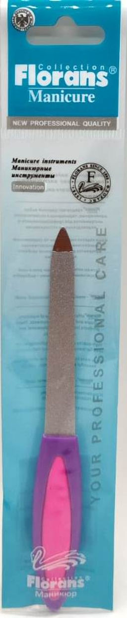 Florans Пилка металл. FK-4 с алмазным напылением (13,5см) цветная ручка, OPP