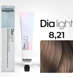 DIA Light 8.21 Светлый блондин перламутровый пепельный, крем-краска 60 мл - Loreal professionnel фото 3