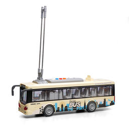 Троллейбус "Пассажирский" 1:16 (свет, звук) в коробке