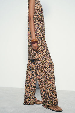 ANIMAL PRINT LONG KNIT TOP - Zara фото 4