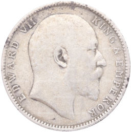 Монета 1 рупия 1906 года В Британская Индия