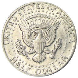 1/2 доллара (50 центов) 1972 года D США