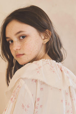 6-12 A?OS/ VESTIDO FLORES 100% RAMIO LIMITED EDITION / Rosas - Zara фото 3