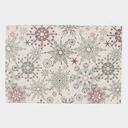 Салфетки сервировочные на стол Доляна «Новый Год», 4 шт., 45×30 см, бежевые