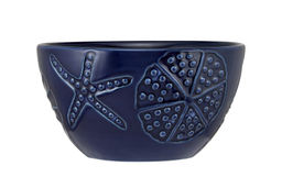Набор, 2 пр, блюдо/салатник, керамика К, белое/синий, Синие кораллы, Blue Coral