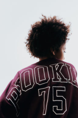 CAMISETA FELPA JOGGING / Burgundy - Zara фото 4