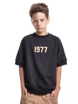 Футболка для мальчика одежда детская подростковая UD 7995 черный