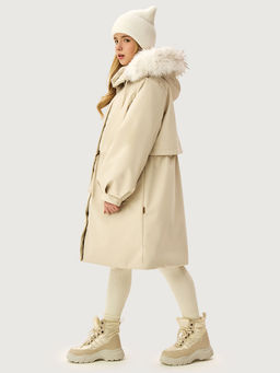 Парка 5з4626 кешью - Nikastyle фото 3