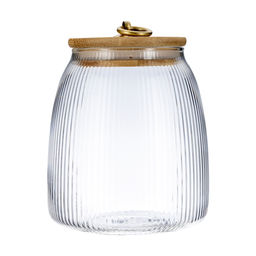 Банка 950 мл стеклянная с бамбуковой крышкой,Linea LANTERN арт. 93-HO-LA-01-950