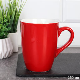 Кружка 350 мл / GF-48-красный /уп 48/ ПРОМО АКЦИЯ