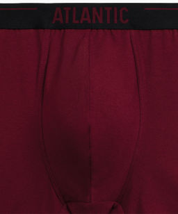 ATLANTIC 5SMH-004 Трусы шорты Solid - набор (5 шт.) коричневый + графитовый + черный + фиолетово-серый + каберне фото 8