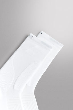 CALCETINES T?CNICOS ENTRENAMIENTO PACK 2 / Blanco