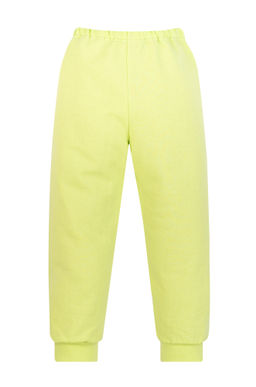 Пижама детская из футера салатовая дино