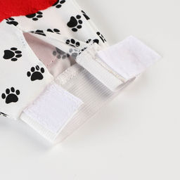 Рукавица-щетка для шерсти 25 х 13 см, красная - Пижон фото 4