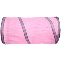 Игровой туннель для животных "МурМяу", цвет розовый, 46*25см