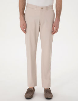 Bej Regular Fit Basic Kanvas Pantolon - Pierre cardin фото 2
