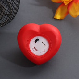 Фигурка светящаяся RISALUX «Сердце. Люблю тебя любить», LED-ночник, 2хLR44, 7×7×3.5 см