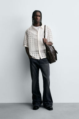 JACQUARD NEEDLE-PUNCH SHIRT