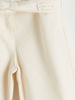 Fiyonk Detayl? K?z ?ocuk Gabardin Pantolon