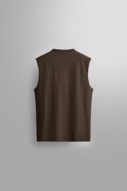 CAMISETA TANK HEAVYWEIGHT / Marr?n - Zara фото 2