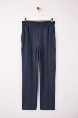 Indigo Regular/Normal Kesim Nervur Dikisli Yumusak Dokulu Esofman Alt? TMNSS26EA00001