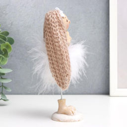 Фигурка полистоун Заюшка с бантиком в пуховой юбочке, 27?5?5.8 см