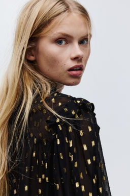 Blusa en tejido jacquard - H&m фото 6