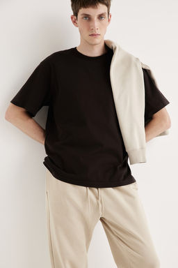 Camiseta con efecto lavado Loose Fit