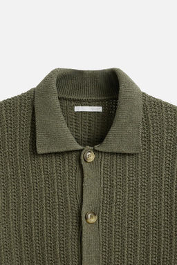 TEXTURED KNIT SHIRT - Zara фото 10