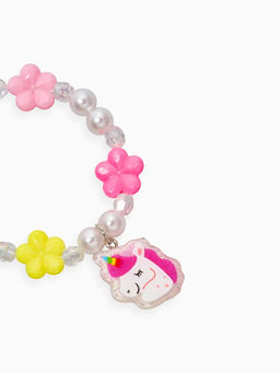 Цена за 2 шт. Набор детских браслетов «Выбражулька. Сердце и Единорог», 3 шт. d=7.5 см, силиконовый, разноцветный