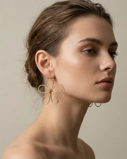 Стильные серьги