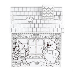 Домик-раскраска Терем-теремок 3 в 1 - Zabiaka фото 2