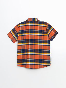 Ekose K?sa Kollu Erkek ?ocuk G?mlek