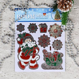 Наклейка новогодняя 18х23 Новый год / 610-278 /уп 12/300/ - Галеонтрейд фото 2