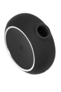 Вакуумный стимулятор клитора с вибрацией Satisfyer Pro To Go 3, черный, 8,5 см