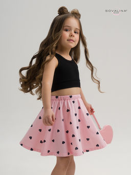 Костюм Мальвина КТ черный-черные сердечки - Sovalina фото 19