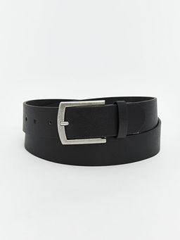 Deri G?r?n?ml? Erkek Kemer