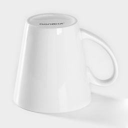 Кружка керамическая Доляна Coffee break, 370 мл, белая