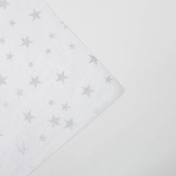 Цена за 20 шт. Бумага упаковочная тишью «Звезды, серебро», 50 х 70 см