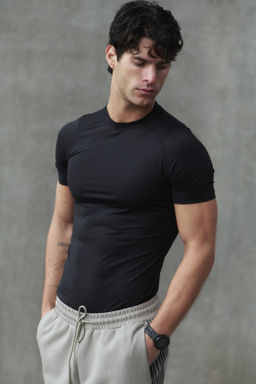 Camiseta de deporte con DryMove Compression Fit - H&m фото 9