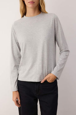 2li Paket %100 Pamuk Bisiklet Yaka Regular/Normal Kesim TWOAW26TS00009 - Trendyolmilla фото 6