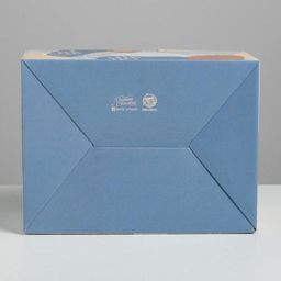 Цена за 2 шт. Коробка подарочная сборная, упаковка, «Силуэт», 26 х 19 х 10 см